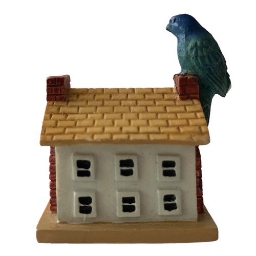 Pájaros Lenox Jardín Dedal Mini Índigo Bunting On Plantación Miniatura - Imagen 2 de 4