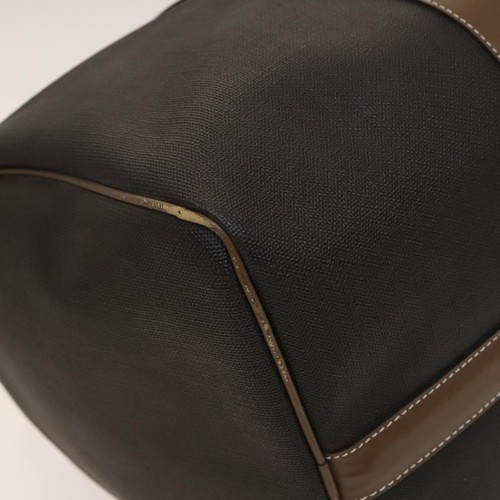 Dunhill Boston Bag PVC Brown Auth am8180 - Picture 15 of 22