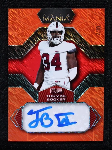 2022 Wild Card Auto Mania Retail Thomas Booker #AM-H22