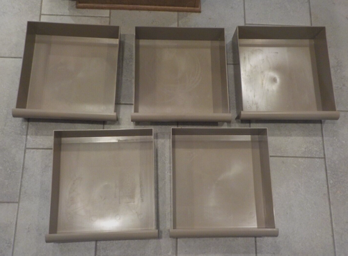 Vintage 5 Drawer KARTELL Modern Plastic Stacking Simon Fussell brown- USA-#1 - Picture 17 of 24