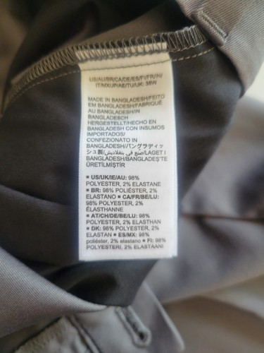 Amazon Essentials Men's 38 X 9 Gray Polyelastane Classic Twill Chinos - Picture 6 of 10