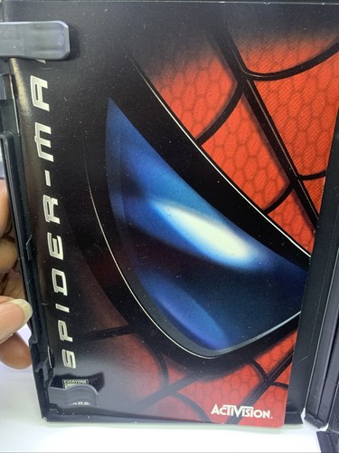 Spiderman PS2 CIB Sony PlayStation 2 2002 1st Print Black Label Complete w/ Reg - Picture 3 of 5