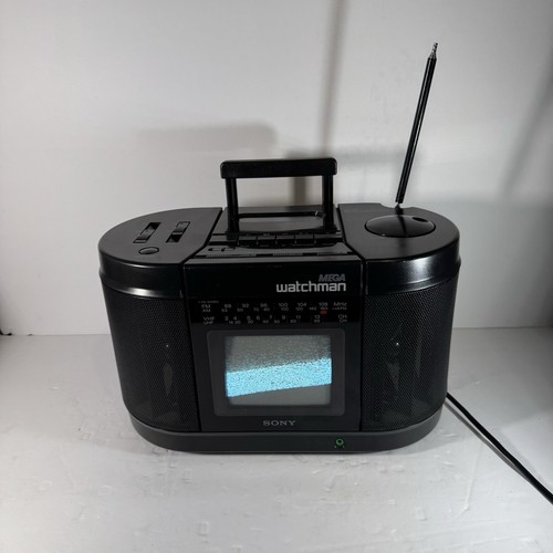 ✅ Mega Watchman TV/Cassette/Radio FD-555 *Original *TESTED