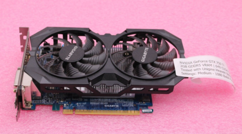 Gigabyte NVIDIA GeForce GTX 750 Ti 2GB GDDR5 VRAM 640 CUDA Cores *USED/TESTED* - Picture 3 of 4