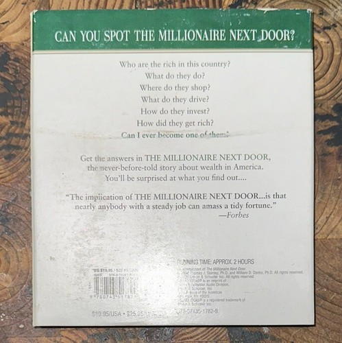 The Millionaire Next Door: The Surprising Secrets Of Americas Wealthy Audio CD - Picture 2 of 12