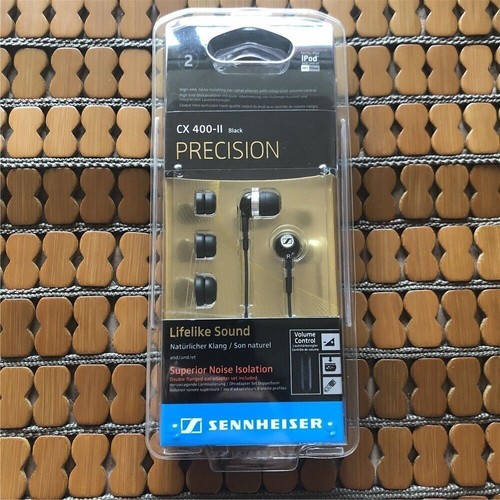 Auriculares Sennheiser CX400II CX 400 II PRECISION con aislamiento de ruido accionados por graves - Imagen 2 de 4
