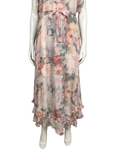 ZIMMERMANN SZ 1 / AU 10 / US 6 Silk flutter midi Radiate Cascade Floral Dress - Bild 12 von 22