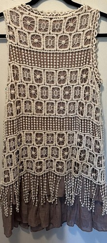 entro Dress Women’s Size Small/Medium Mauve Lace NEW $42 Feminine Girlcore Chic - Picture 2 of 13