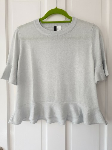 H&M Girls Glitter Top Size 170/96A