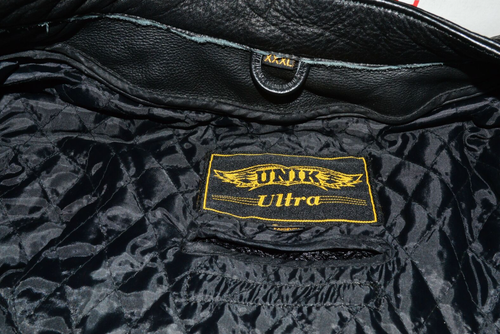 NEU UNIK Damen Ultra Moto schwarze Leder Biker Jacke 3XL mit Reißverschluss Innenfutter - Bild 11 von 11
