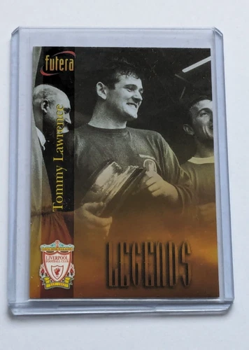 Tommy Lawrence 1998 Futera Liverpool Legends #55 Football card