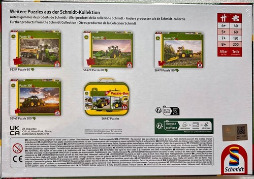 John Deere Traktor Feldspritze 6150R Schmidt 200 Teile Legespiel Puzzle 56145 - Picture 2 of 8