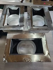 12 In. X 6 In. to 7 In. Insulated Register Box (Lot Of 3 For Price)