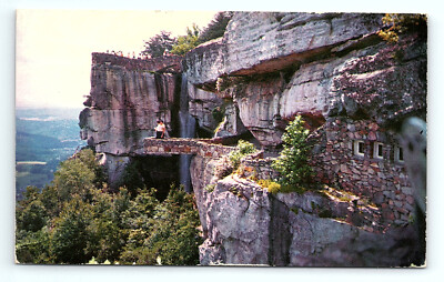 Undercliff Terrace LOVER'S LEAP Rock City Lookout Mtn Tennessee 1956 Postcard