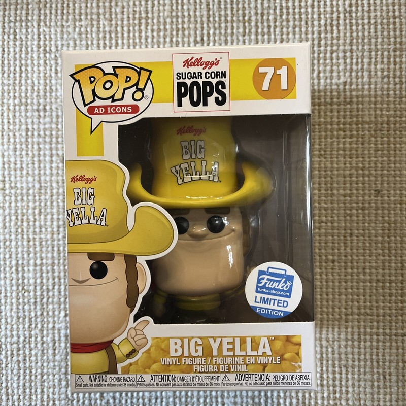 Funko Pop! Vinyl: Ad Icons - Big Yella - Funko Web (FW) (Exclusive) #71