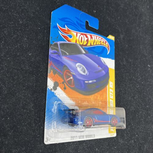 Hot Wheels 2011 New Models Porsche 911 GT3 RS Blue 36/50 2011 - Picture 3 of 8