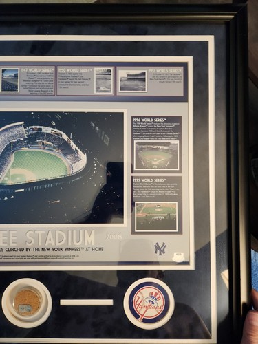 1923-2008 Yankee Stadium framed wall photo with 9 world series pics - Picture 3 of 6
