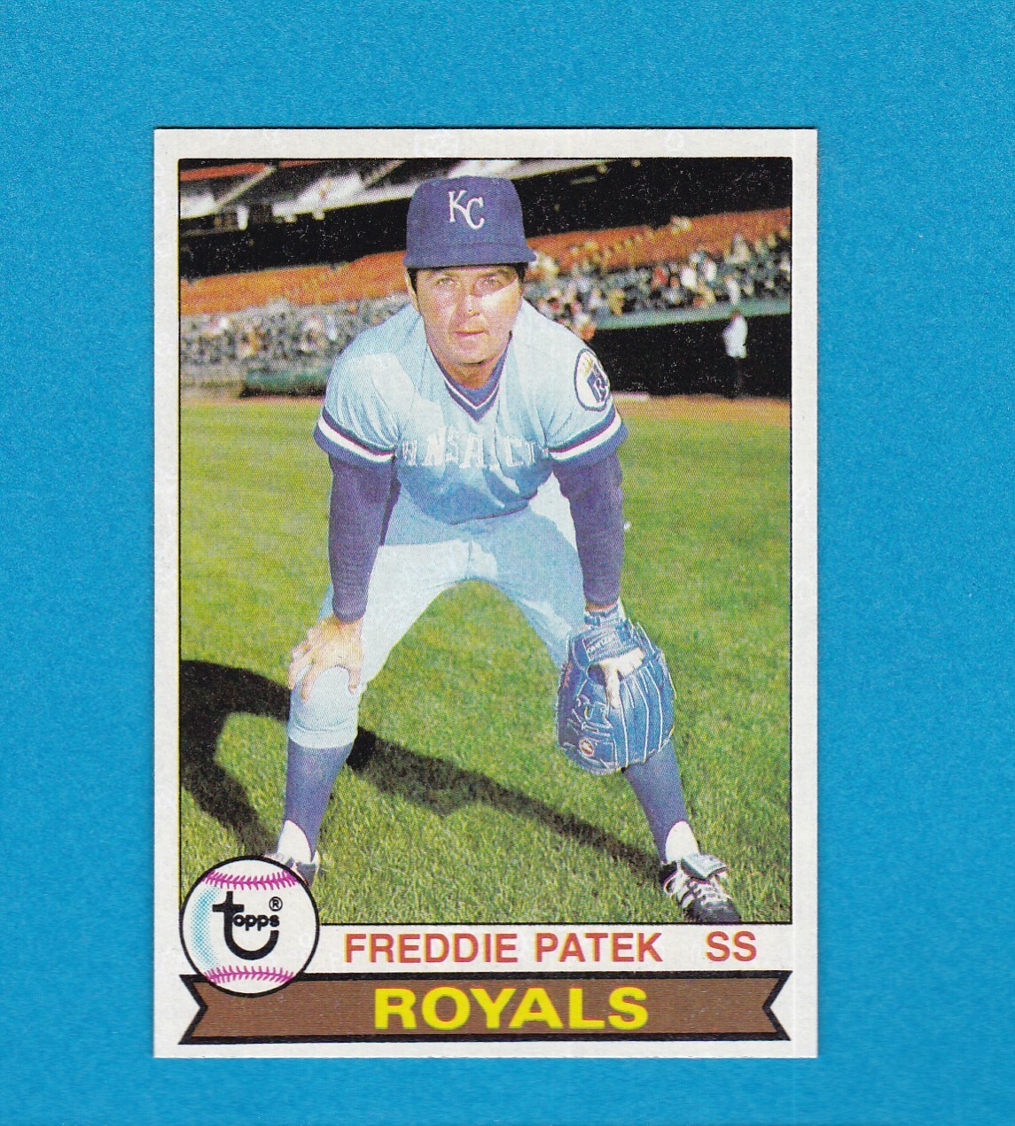 1979 TOPPS BASEBALL SET BREAK 525 FREDDIE PATEK ROYALS NM/MT