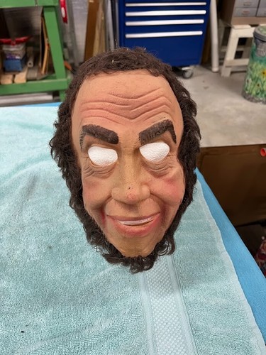 Vintage Rubber Mask Abe Lincoln-Made in France-Nice Rare Piece - Picture 1 of 10