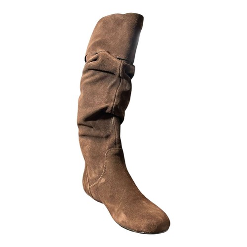 Steve Madden Women's Bonanza Brown Suede Knee High Boots Size 8 NIB - Picture 3 of 7