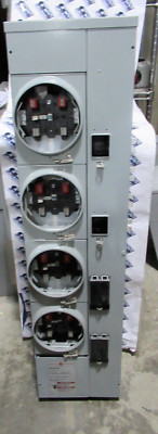 GE TMPR8412R Meter Stack 800A 120/208V 3PH4W (4) 125A 5 Term Sockets -MB74-NEW-S