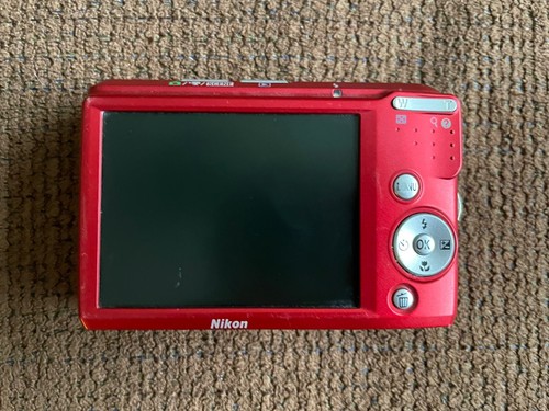Nikon COOLPIX L18 8.0 Megapixel Pocket Digital Camera - Red Used Good Condition - Picture 7 of 11