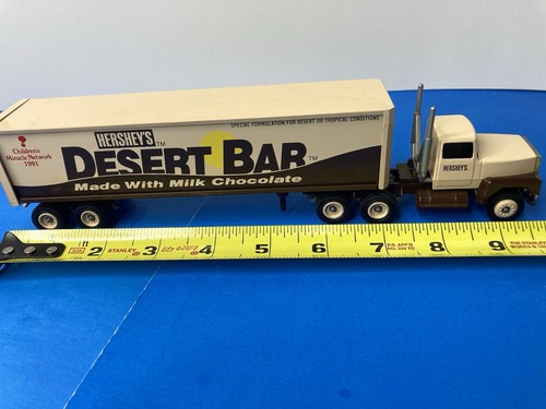 Vtg Winross 1:64 HERSHEYS DESERT BAR Truck And Trailer Diecast LE USA MADE NY - Picture 8 of 21