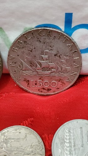 500 LIRE SILVER COIN 1960 & Lot Of Italy Vintage Coins - Picture 14 of 24
