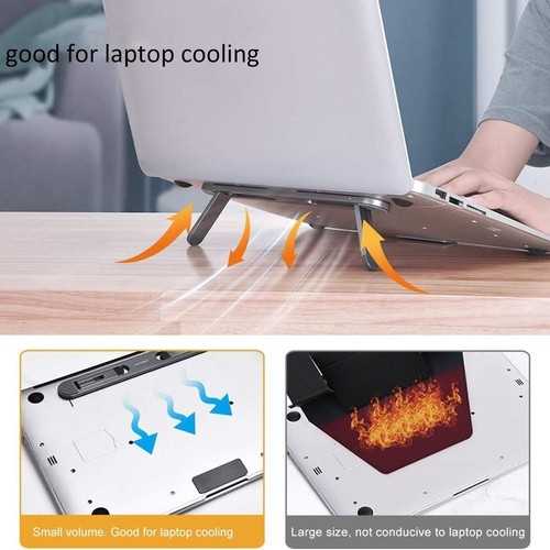 Invisible Laptop Riser Stand for MacBook/Dell/HP/Lenovo/Samsung - Photo 3/16