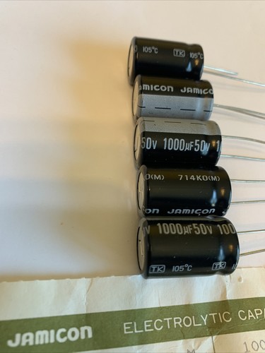 Jamicon Electrolytic Capacitor 1000uF  50V  105°C Radial New Pack Of (5) - Picture 11 of 12