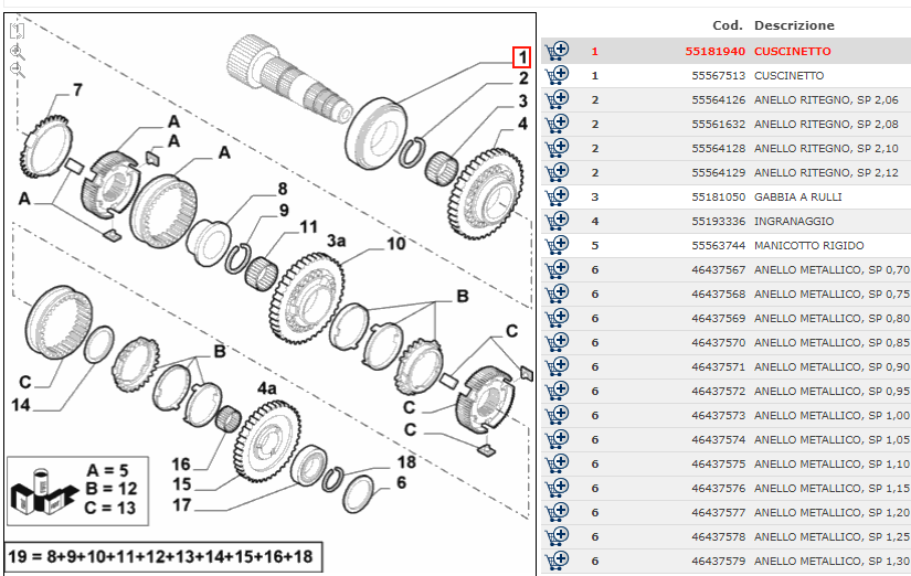 GENUINE Alfa Romeo , FIAT, Lancia, Opel, Vauxhall M32 5TH Gear Pair 35/40 Denti - Foto 5