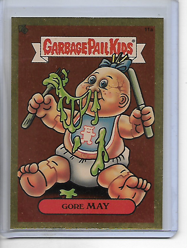 2003 Topps Garbage Pail Kids All New Series Gore May Gold