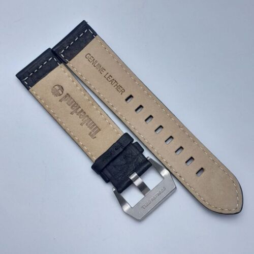 22mm Timberland Genuine Leather Men’s Watch Band strap - Picture 2 of 5
