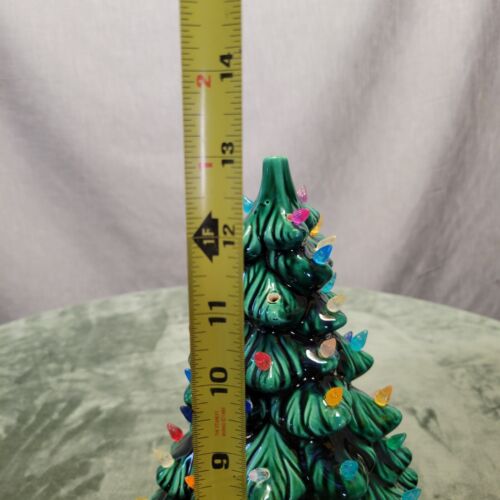 Albero di Natale Cermaico Vintage Ha Lampadina Alta 13” Pollici - Leggi - Foto 18 di 22