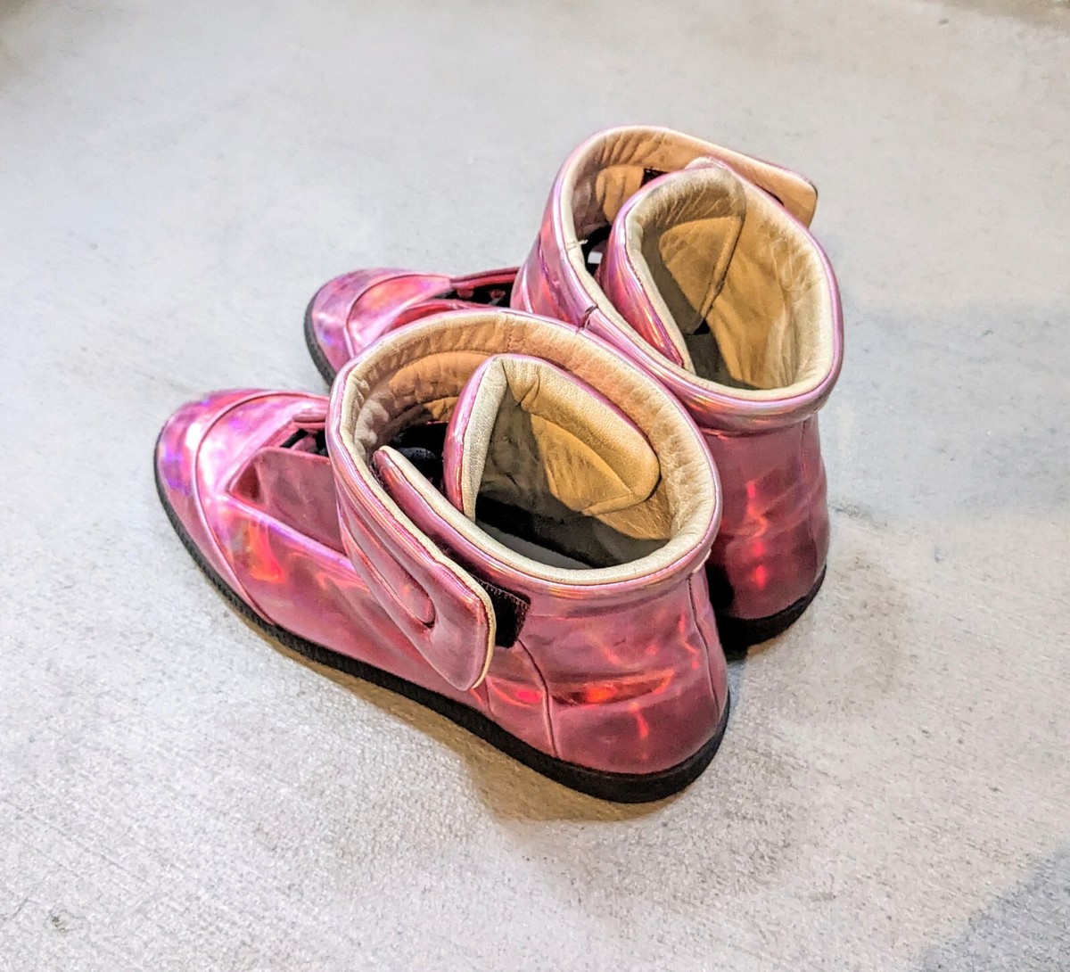 Maison Margiela Future Men 8 41 Red Patent Leather High Top Maison Margiela Future Men 8 41 Red Patent Leather High Top