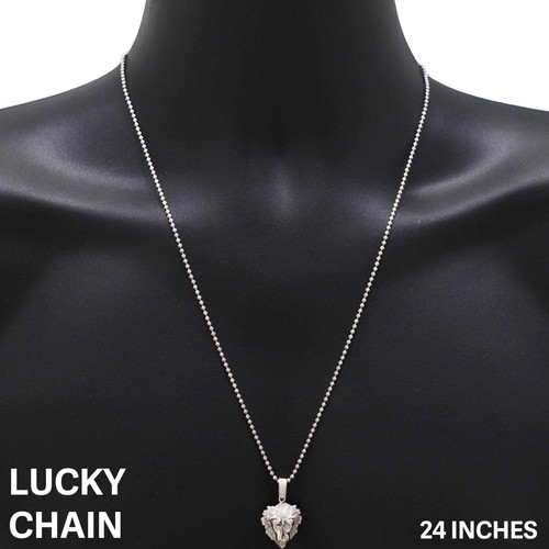 925 STERLING SILBER LÖWENKOPF ANHÄNGER 20''-24'' FRANCO/MOND KETTE HALSKETTE B147 - Bild 17 von 20