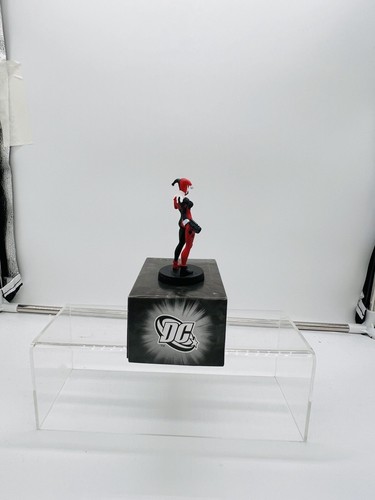 HARLEY QUINN DC COMICS EAGLEMOSS HAND PAINTED ACTION FIGURE WITH MAGAZINE - Picture 6 of 10