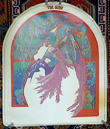 The Who Psychedelic Original 1969 Poster Moon Townshend Entwistle Daltrey Rare!! - Bild 2 von 12