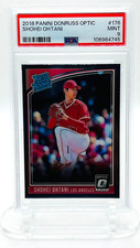 2018 Donruss Optic Shohei Ohtani Rated Rookie RC #176 Base PSA 9 Mint Dodgers