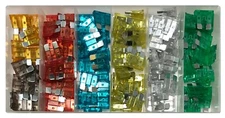 120 Piece ATO / ATC Blade Fuse Assortment Box Kit - 5 Amp to 30 Amp