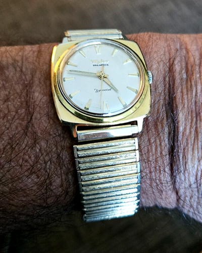 Vintage 50's WYLER Incaflex Dynawind Automatic Men's watch Waterproof