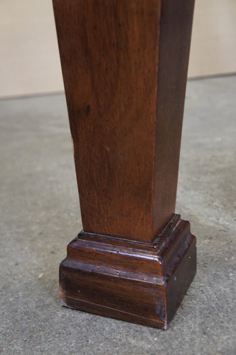 Vintage Georgian Style Mahogany Rice Carved Queen Size Plantation Poster Bed - Picture 10 of 12