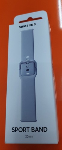 Original Uhr Sport Band Armband für Samsung Galaxy Active Active2 20 mm | Silber M - Bild 2 von 3