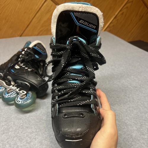 Bauer Inline Hockey Skates Size 7 Street Skates HI-LO - Junior Chassis Read - Picture 4 of 16