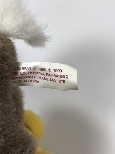 Bald Eagle Plush Stuffed Animal vintage 1999 by LOGO Bear 8" - Picture 12 of 12