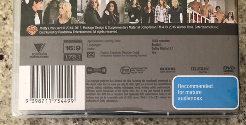 PRETTY LITTLE LIARS -COMPLETE FIFTH SEASION-R4 6 DISC DVD SET-BRAND NEW & SEALED - Picture 5 of 6