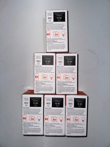 "6 Pack"Amazon Basics 7.5W 2.4 GHz WiFi Color Changing Smart A19 LED Light Bulb - Picture 3 of 3