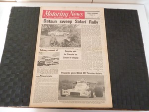 Details About MOTORING NEWS 26 APRIL 1973 SHEKHAR MEHTA DATSUN SAFARI RALLY, TONY DRUMMOND Details About MOTORING NEWS 26 APRIL 1973 SHEKHAR MEHTA DATSUN SAFARI RALLY, TONY DRUMMOND