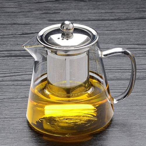 Bollitore per tè bollitore per tè infusore teiera in vetro filtro infusore per tè - Foto 5 di 11
