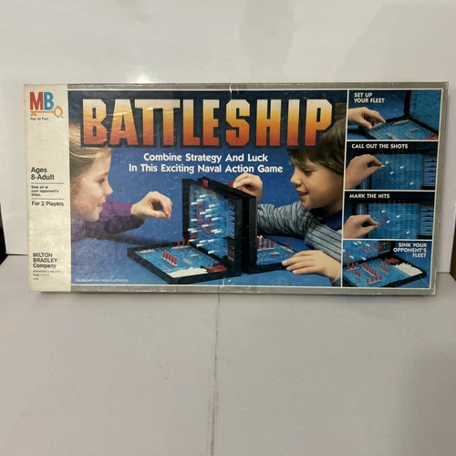 Vintage 1984 Battleship Game in Original Box Milton Bradley 100% Complete
